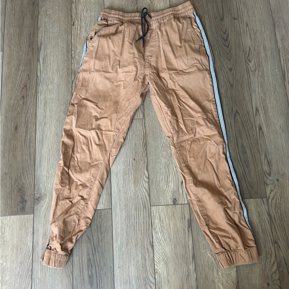 George Tan Sweatpants Relaxed Fit Joggers